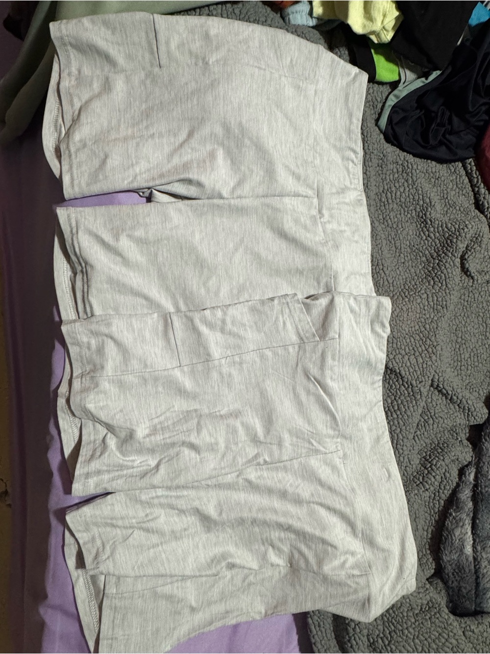No Boundaries Light Gray Women’s Biker Shorts